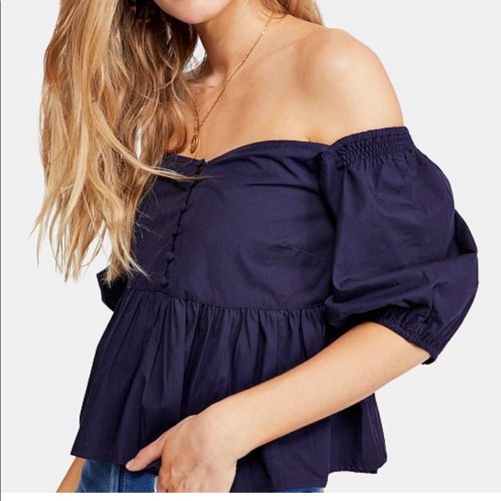 FREE PEOPLE Night Sky Veronica Top